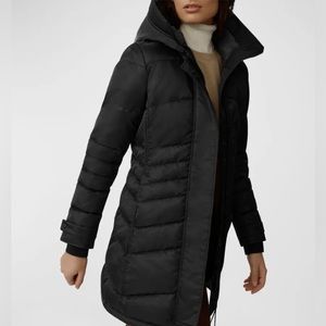 Canada Goose Lorette Hooded Parka Jacket Black Label